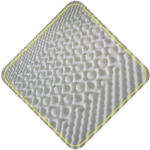 SERTA Tech 3 Zone Convoluted Foam